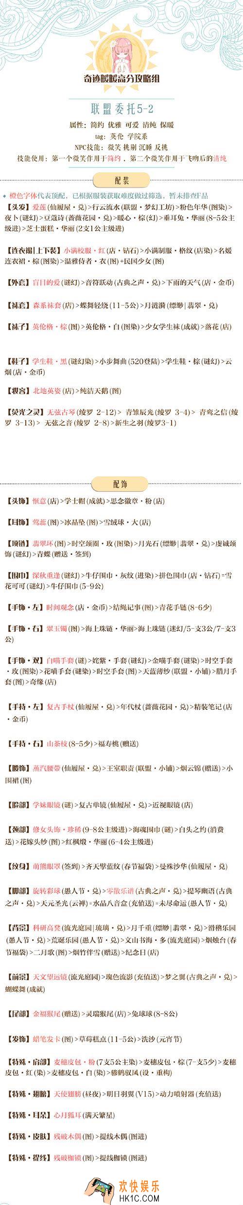奇迹暖暖联盟委托5