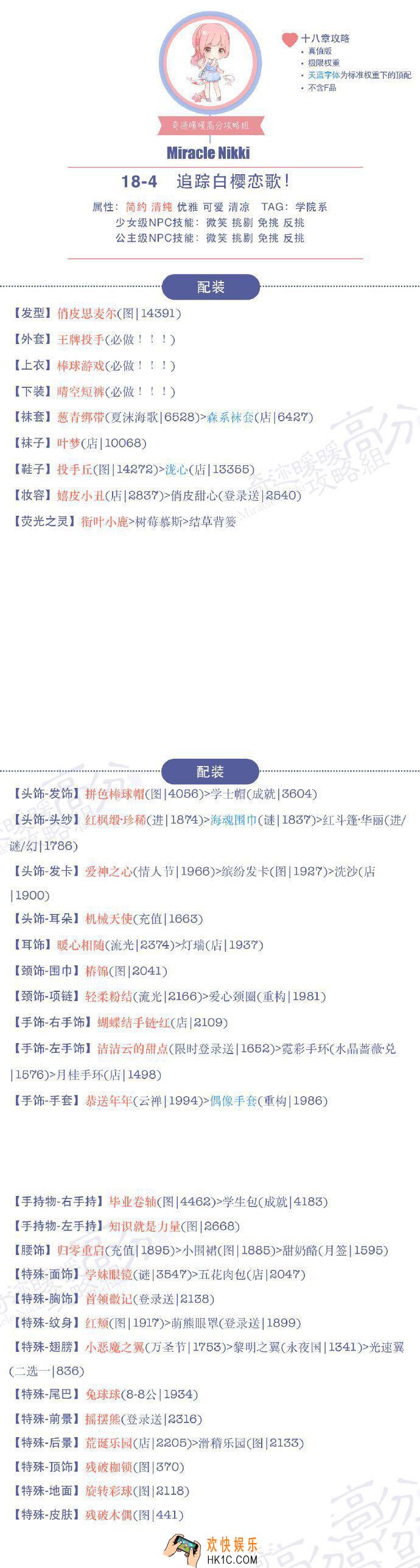 奇迹暖暖公主级18