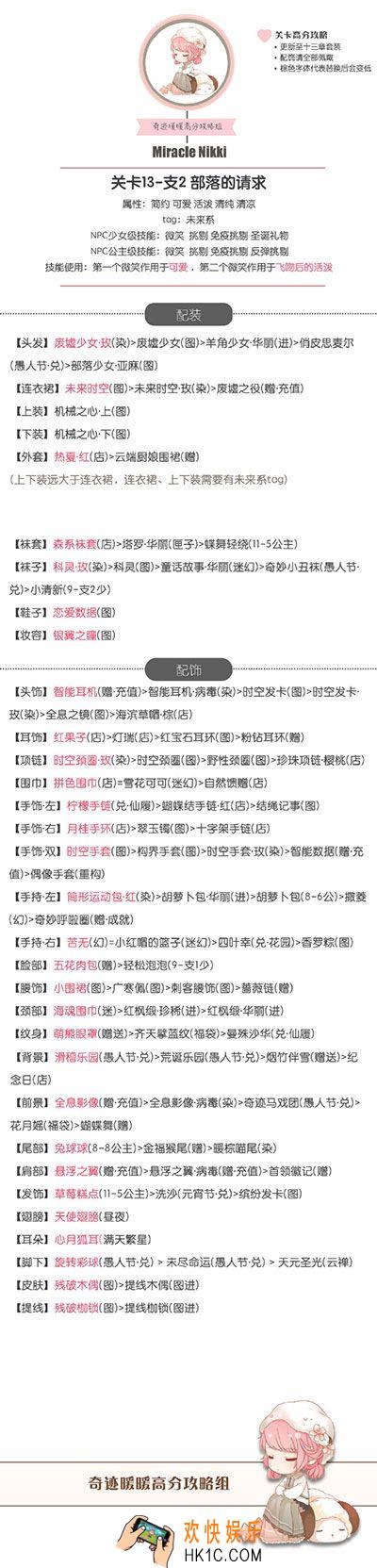 奇迹暖暖公主级13