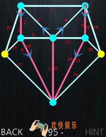 一笔画成第九十五关玩法攻略_一笔画成第九十五关怎么玩