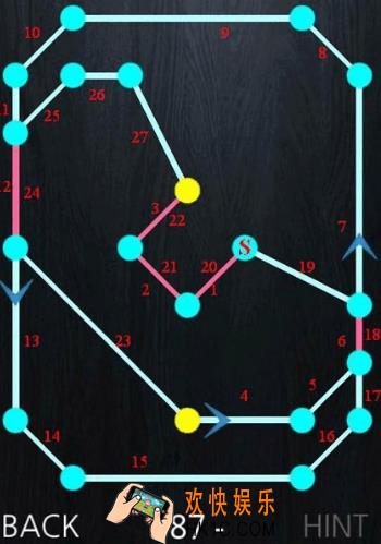 一笔画成第八十七关玩法攻略_一笔画成第八十七关怎么玩