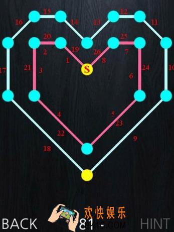 一笔画成第八十一关玩法攻略_一笔画成第八十一关怎么玩