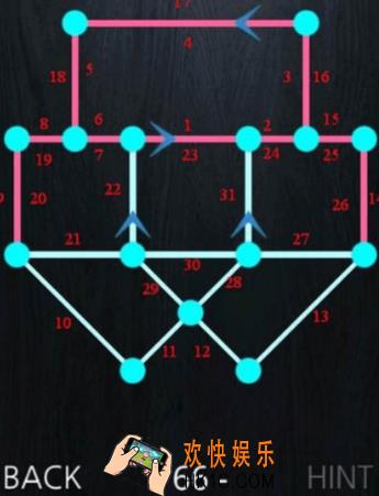 一笔画成第六十六关玩法攻略_一笔画成第六十六关怎么玩