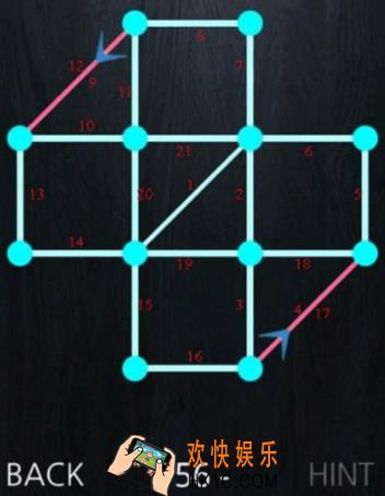 一笔画成第五十六关玩法攻略_一笔画成第五十六关怎么玩