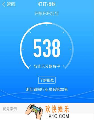 钉钉指数怎么查看_钉钉指数的查看方法介绍