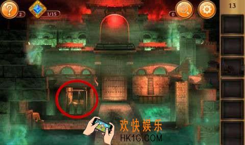 密室逃脱12第13关攻略_密室逃脱12逃出神秘神庙第十三关图文攻略