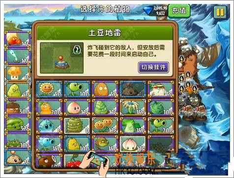 植物大战僵尸2冰河世界第二十四关三星攻略_植物大战僵尸2冰河世界第24天困难攻略